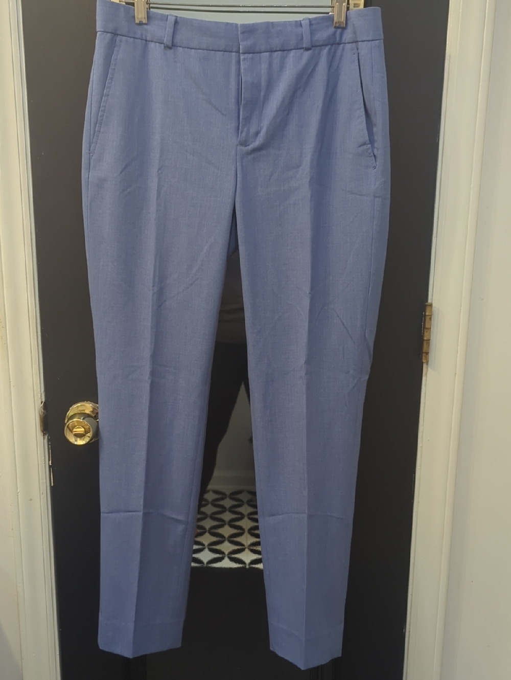 Women's Light Blue Dress Pants - Classic Tailored Fit